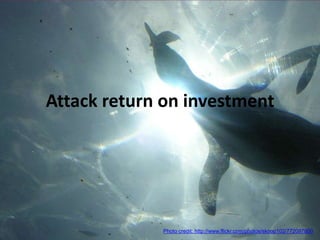 Toronto | June 12–14, 2013 | #SESTO | @SESConf
@gprzyklenk
Attack return on investment
Photo credit: http://www.flickr.com/photos/skoop102/772097800
 