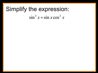 Simplify the expression: