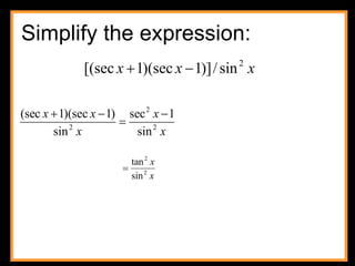 Simplify the expression: