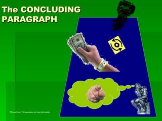 The CONCLUDING PARAGRAPH PowerPoint ™ Presentation by Greg DeCubellis 