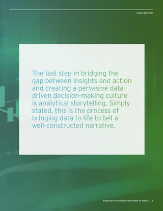 Analytical Storytelling: From Insight to Action | PDF