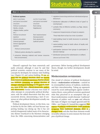 Analytical Approaches To The Study Of Politics In The Developing World ...