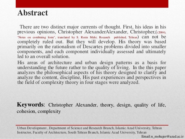 A new theory of urban design christopher alexander pdf