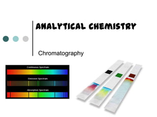 Analytical Chemistry
Chromatography

 