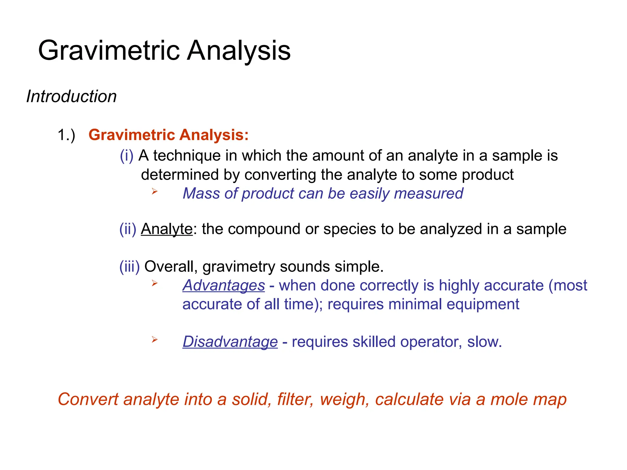 Comprehensive Guide to Gravimetric Analysis Techniques and Calculations ...