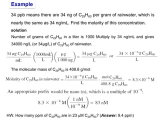 Analytical chemistry ch01 chemical measurements | PDF