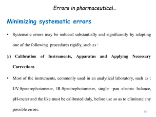 Lab Correction Error Analytical Errors and Validation of Analytical procedures.pdf