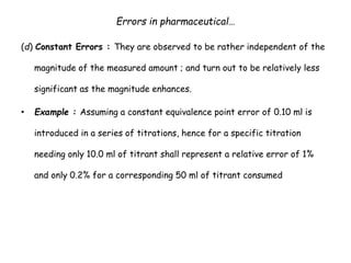 Analytical Errors and Validation of Analytical procedures.pdf