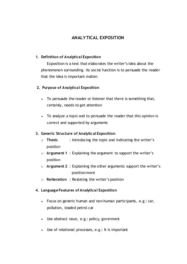 Contoh Analytical Exposition The Problem Of Being Too Fat 