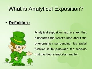 Understanding Analytical Exposition Texts: Structure and Language ...