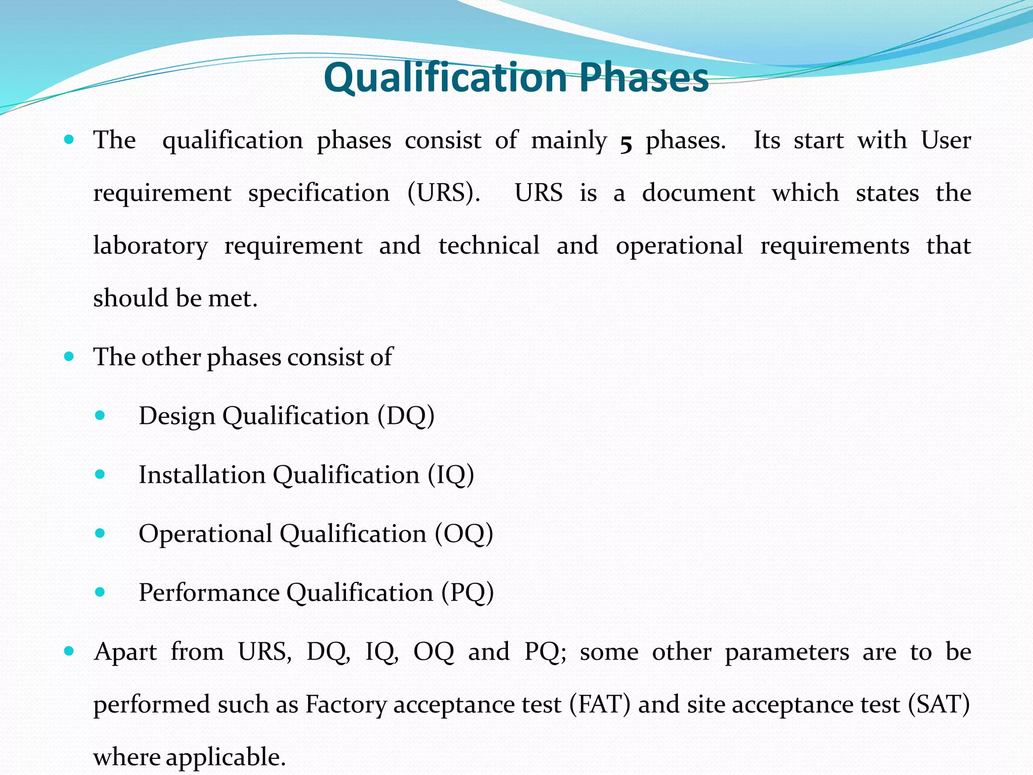 Analytical instrument qualification PPT