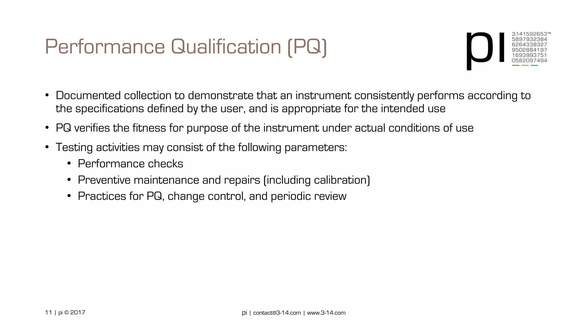 Analytical Instrument Qualification USP chapter 1058 revision PPT