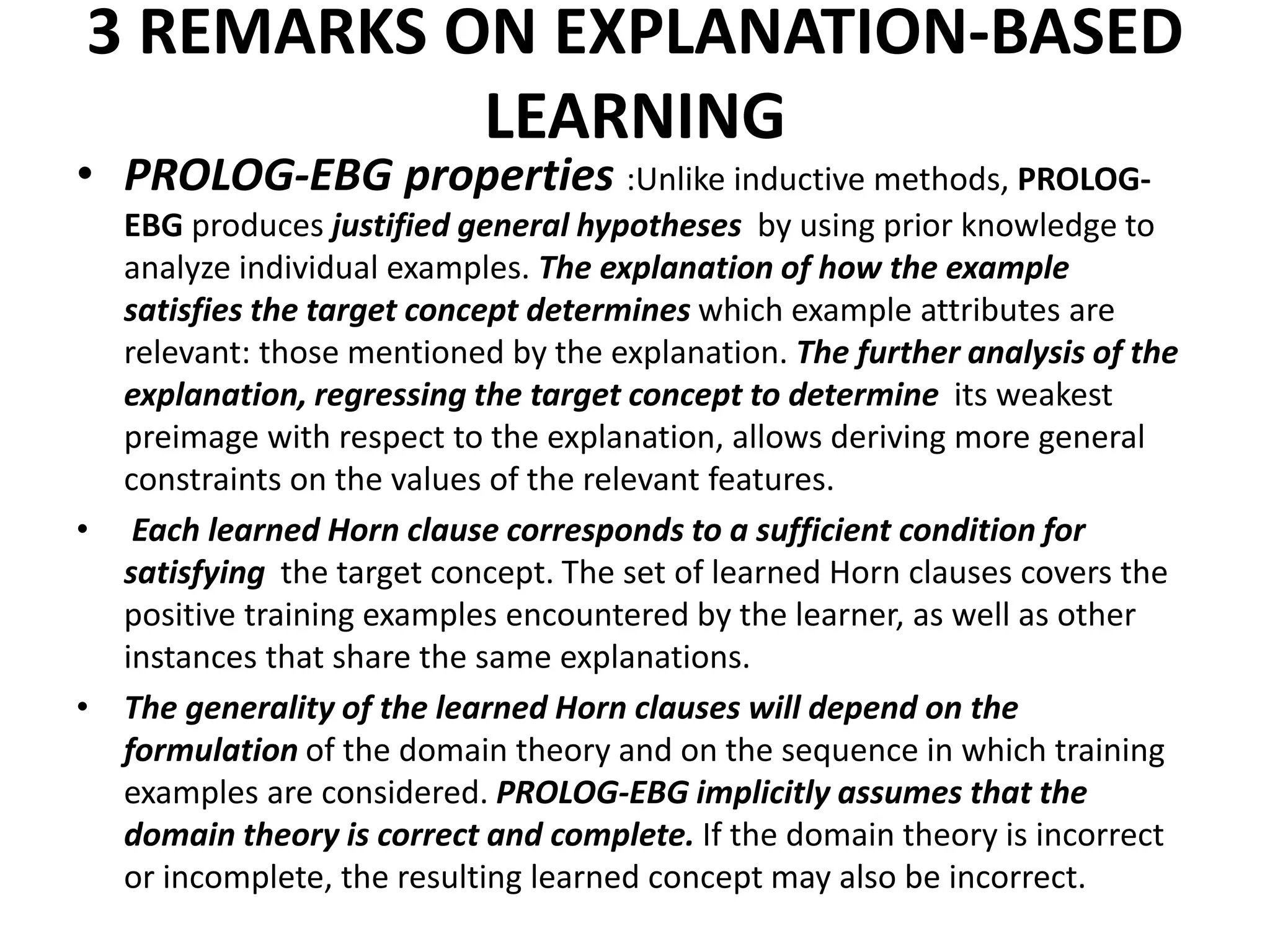 Analytical learning | PPTX