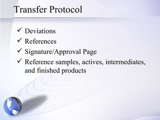 Analytical Method & Technology Transfer Ispe Guide | PPT