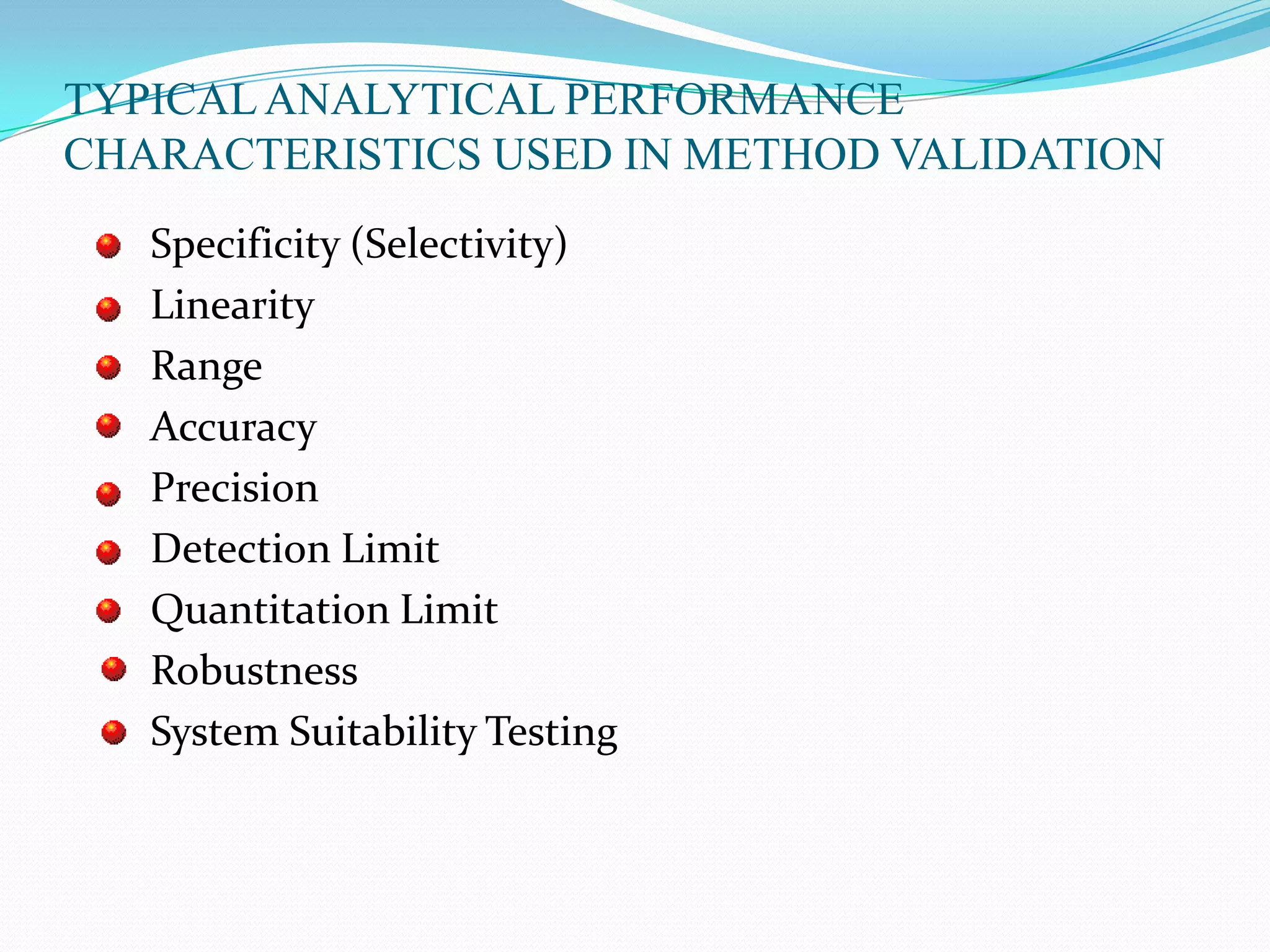 Analytical method validation | PPT