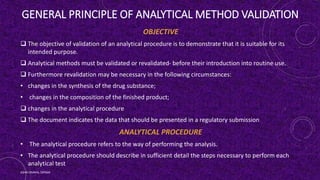 Analytical method validation it is helpful for you all | PDF
