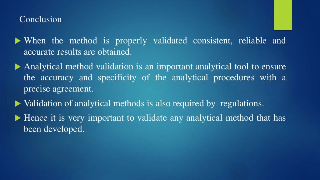Analytical method validation as per ich and usp