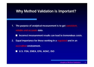 Analytical method validation raaj gprac [compatibility mode] | PDF