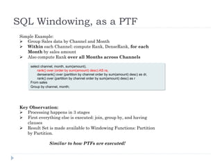 Analytical Queries with Hive: SQL Windowing and Table Functions | PDF