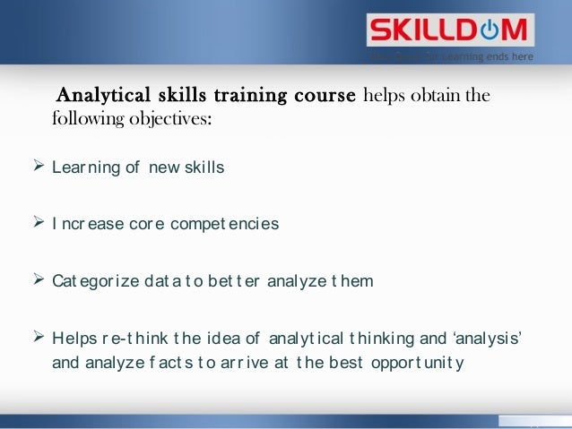 what are some analytical skills
