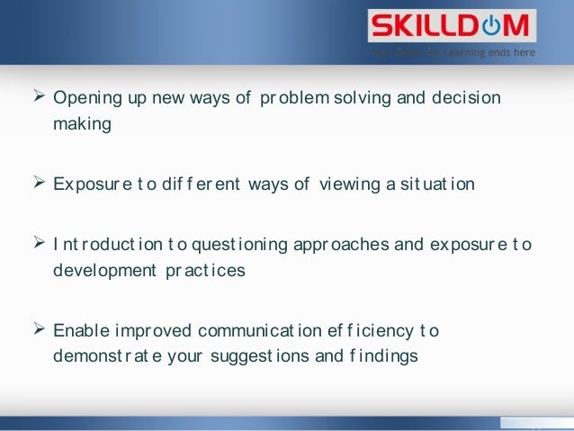 demonstrate analytical skills