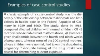 Analytical study designs case control study | PPTX