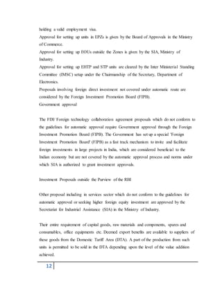 Analytical study of foreign direct investment in india | DOCX