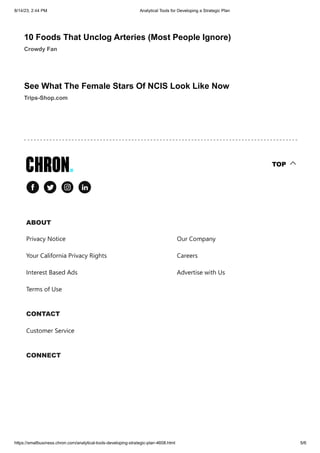 Analytical Tools for Developing a Strategic Plan.pdf