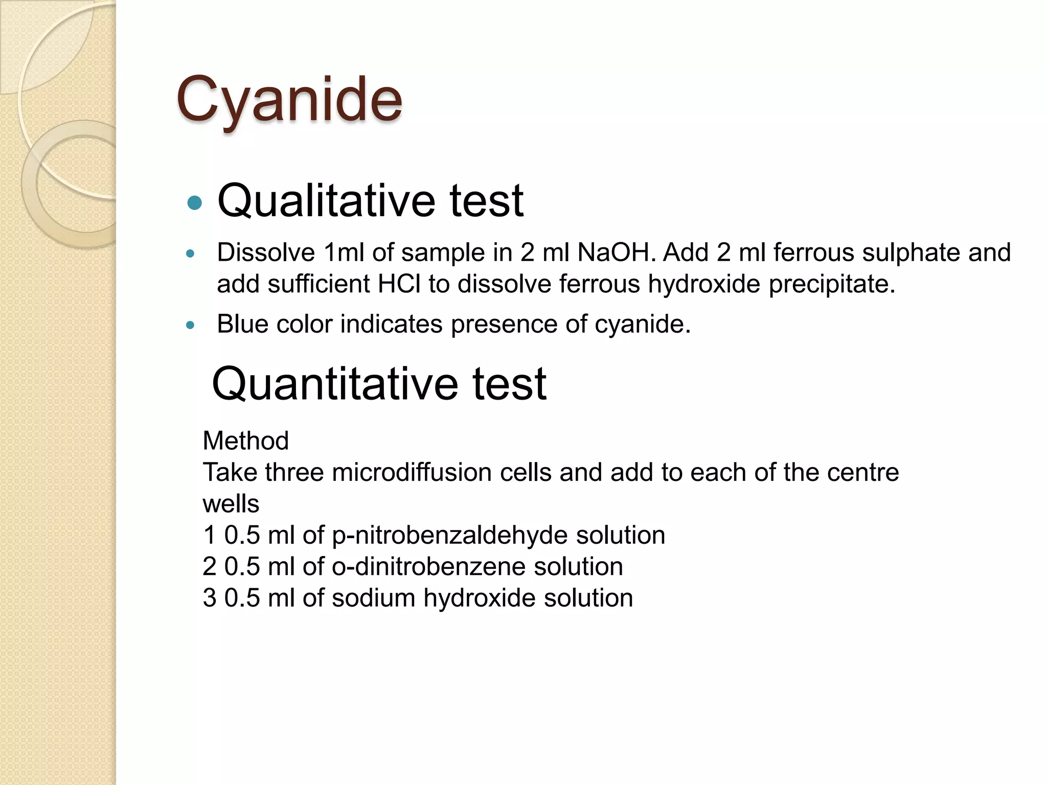 Analytical toxicology | PPTX