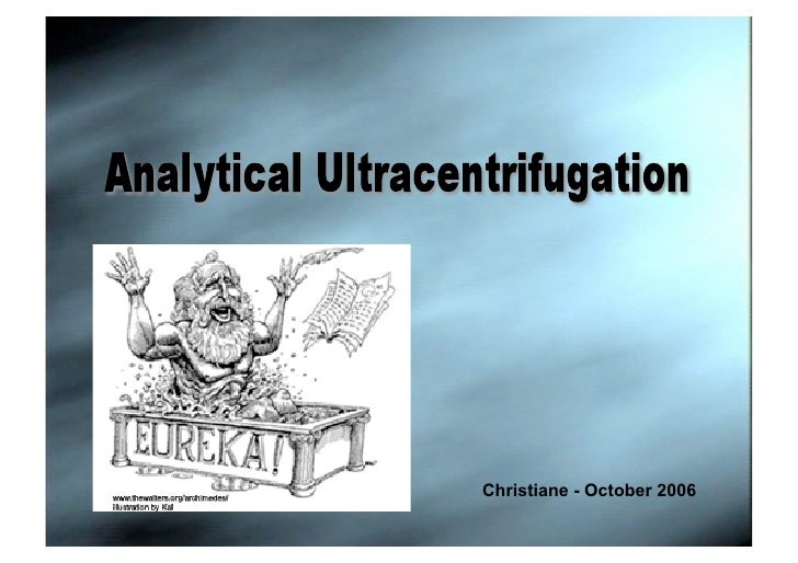 Analytical Ultracentrifugation 06