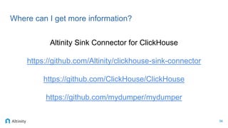 Building an Analytic Extension to MySQL with ClickHouse and Open Source ...