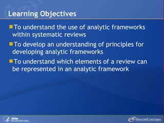 Analytic Frameworks | PPT