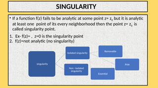 Singularity Fcunction Ramp ANALYTIC FUNCTIONs differentiability .pptx