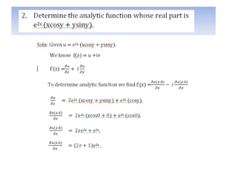 Analytic functions | PPTX