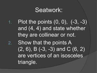 PRE-REQUISITE CONCEPTS:Triangle – a polygon of three sides. It can be:Equilateral – when all sides are equal