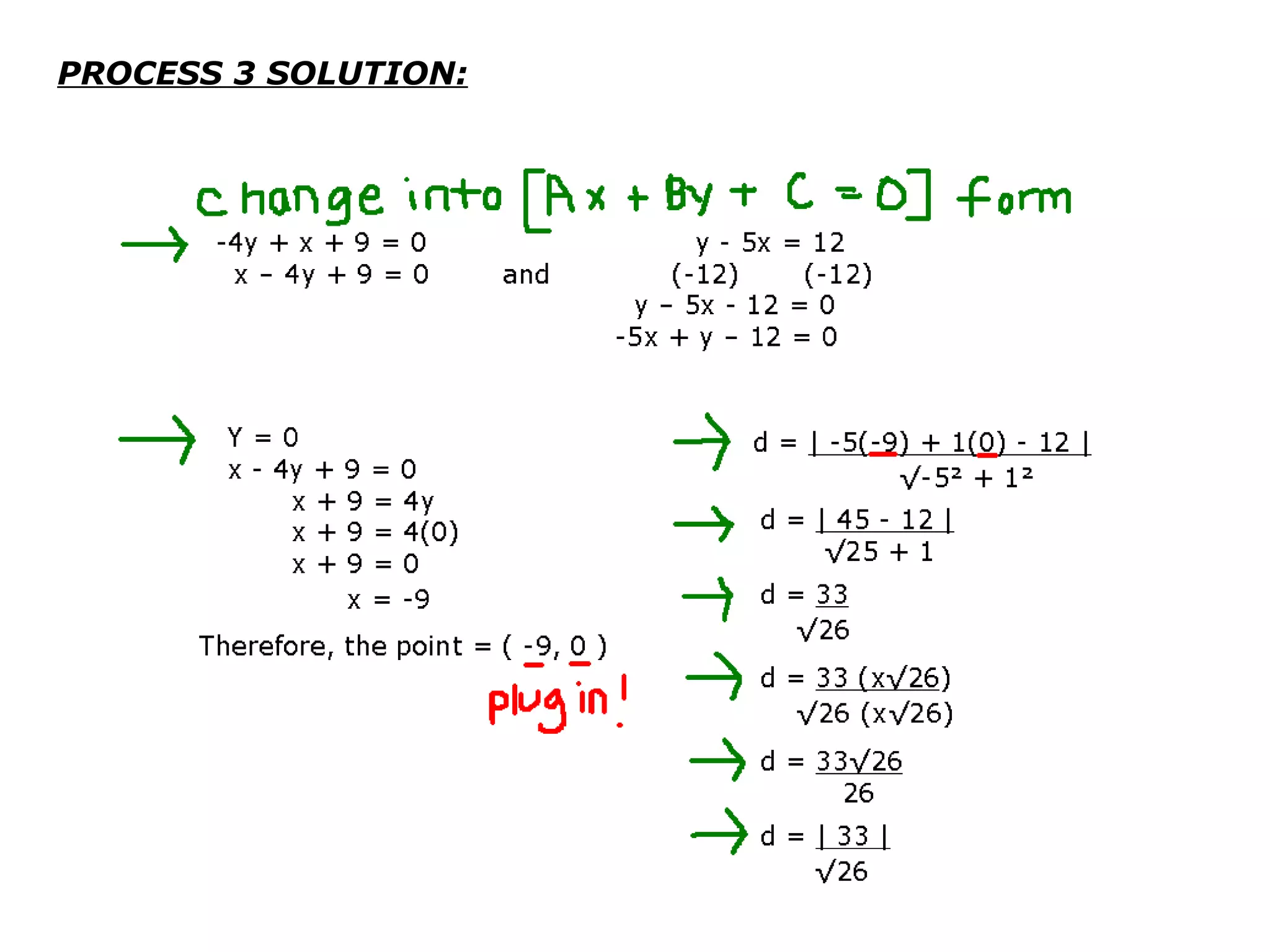 PROCESS 3 SOLUTION: 