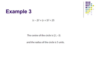 Basic Analytic Geometry Examples Analytic geometry lecture2 | PPTX
