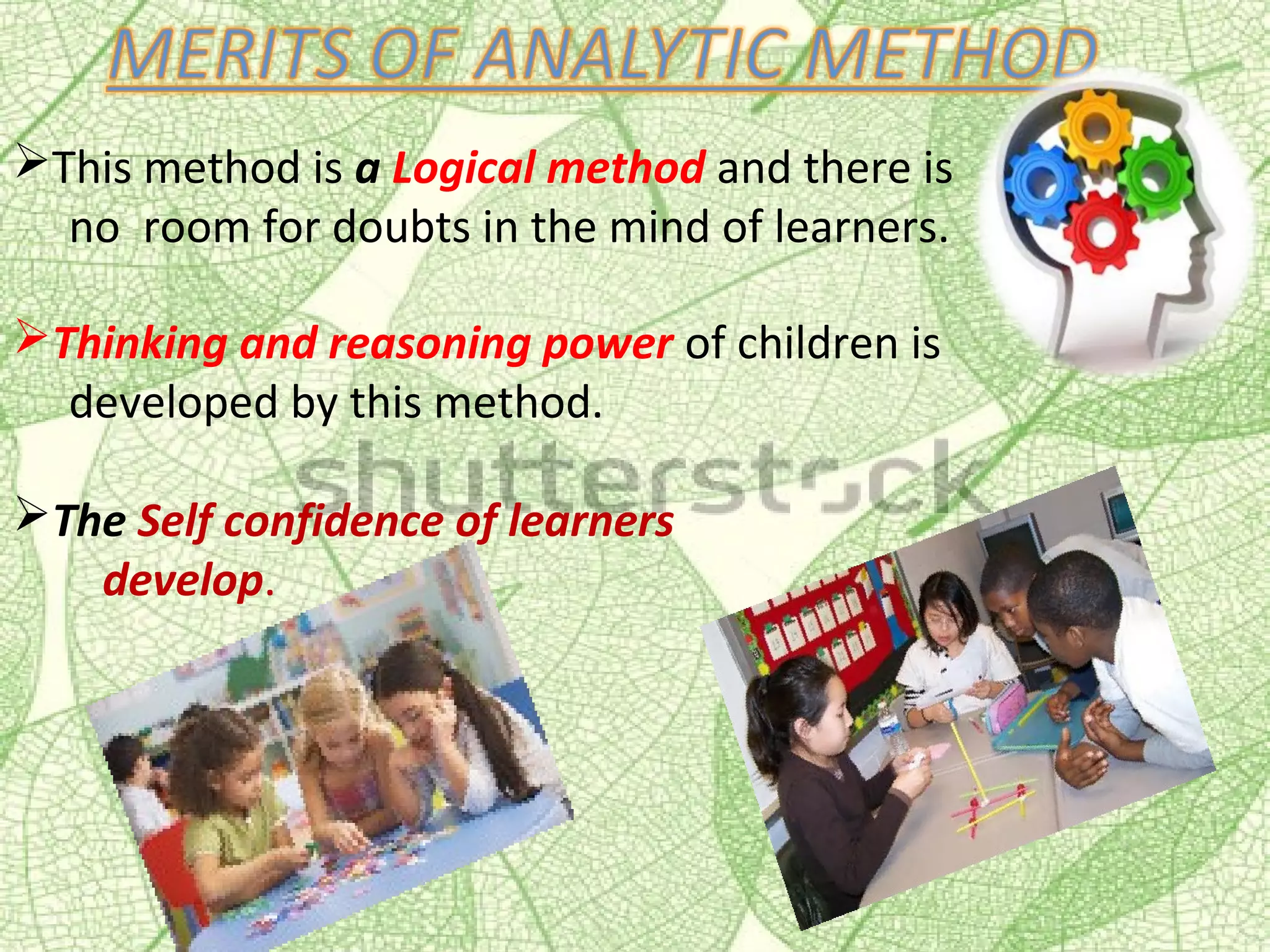Analytico Synthetic Method Of Teaching Mathematics Ppt Analytico Synthetic Method Of Teaching Mathematics Ppt