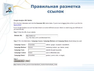 Правильная разметка ссылок 