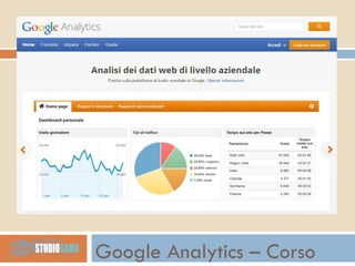 Google Analytics – Corso
 
