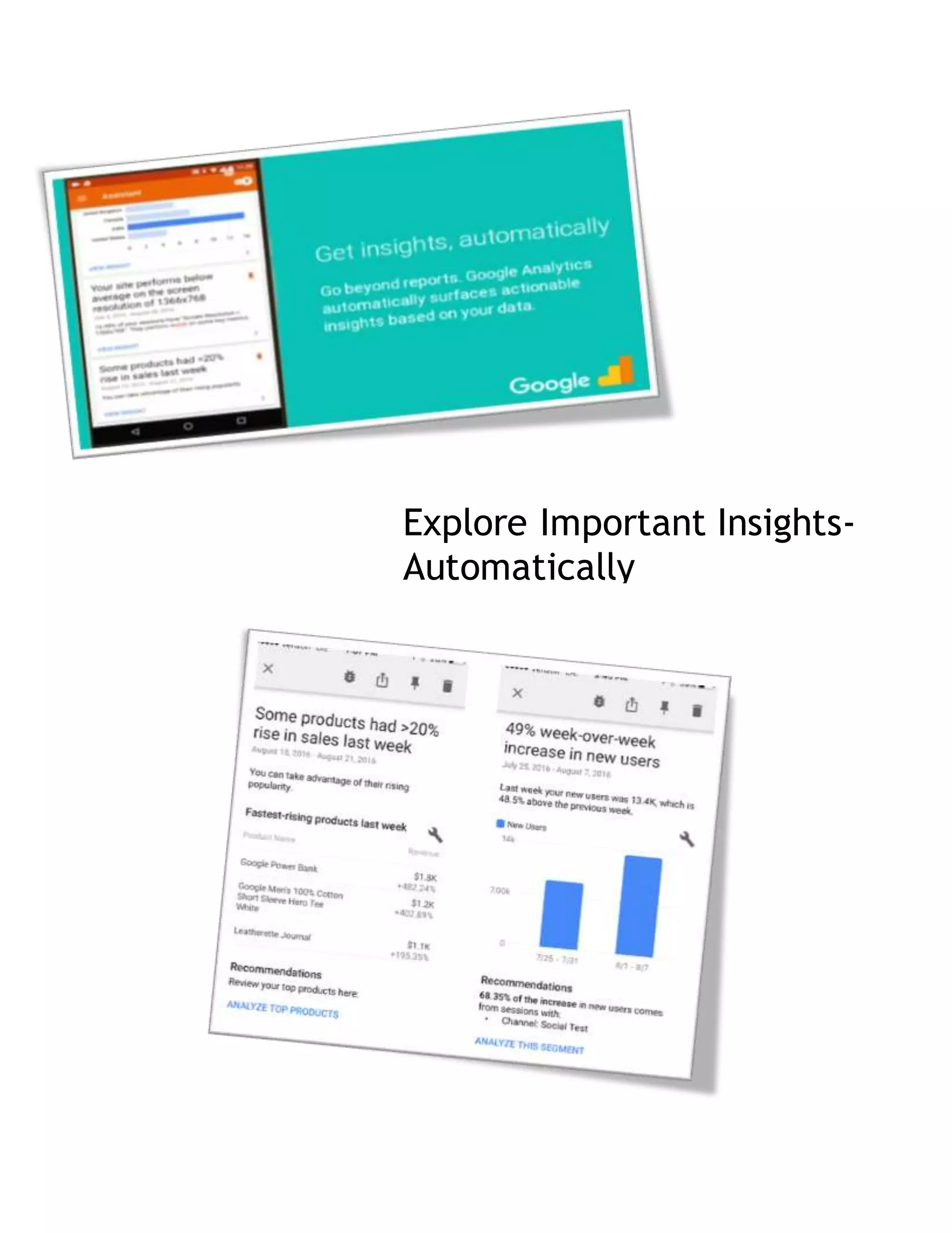 Explore Important Insights-
Automatically
 