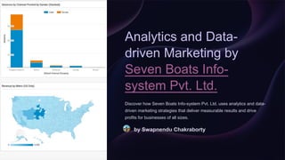 Analytics and Data-
driven Marketing by
Seven Boats Info-
system Pvt. Ltd.
Discover how Seven Boats Info-system Pvt. Ltd. uses analytics and data-
driven marketing strategies that deliver measurable results and drive
profits for businesses of all sizes.
by Swapnendu Chakraborty
 