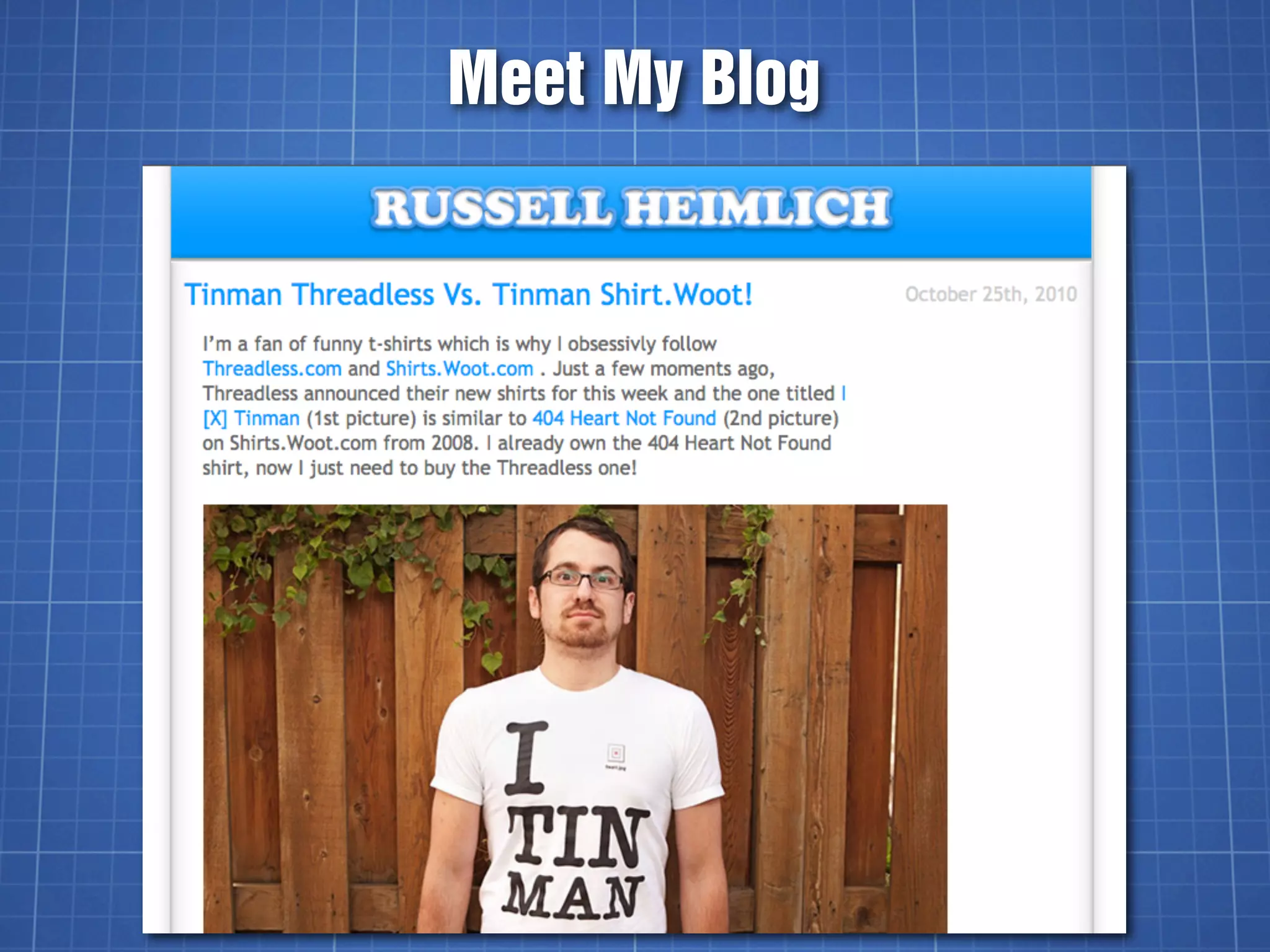 Meet My Blog
 
