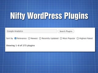 Nifty WordPress Plugins
 