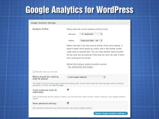 Google Analytics for WordPress
 