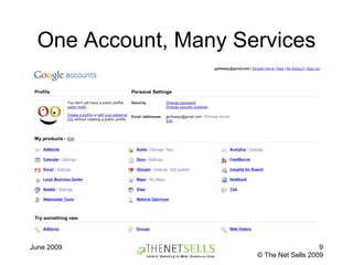 One Account, Many Services 