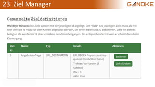 23. Ziel Manager
 