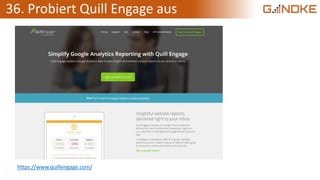 36. Probiert Quill Engage aus
https://www.quillengage.com/
 