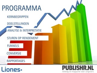 Analytics workshop deel 1