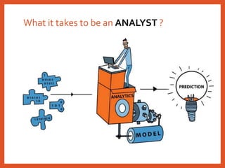 What it takes to be an ANALYST ?
 